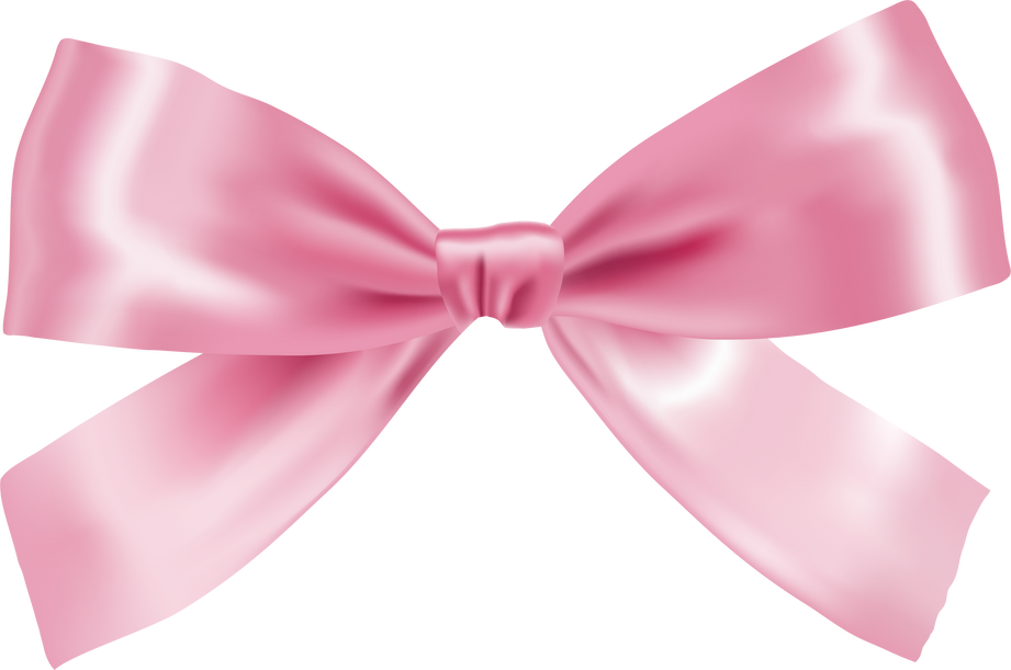 3d pink bow